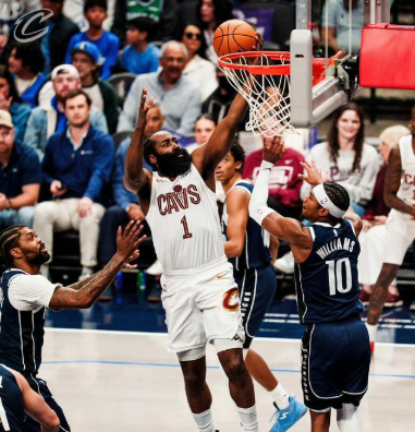 哈登低迷！骑士120-130输独行侠，米切尔26+11+2，莫布利18+11+4