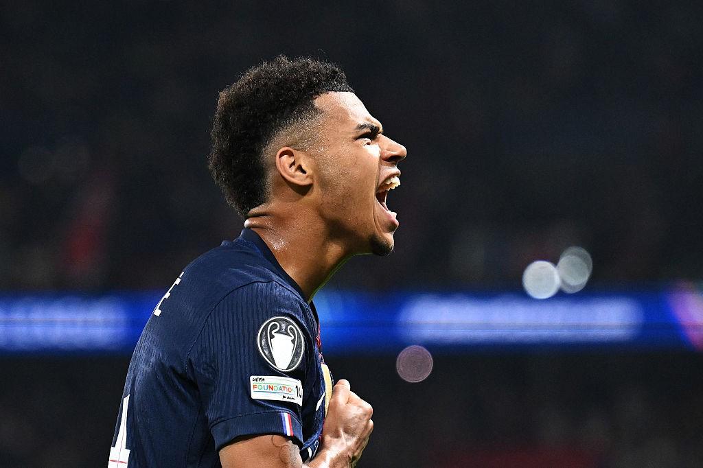 pg电子-杜埃巴黎生涯欧冠淘汰赛已打入7球，队史仅次于姆巴佩